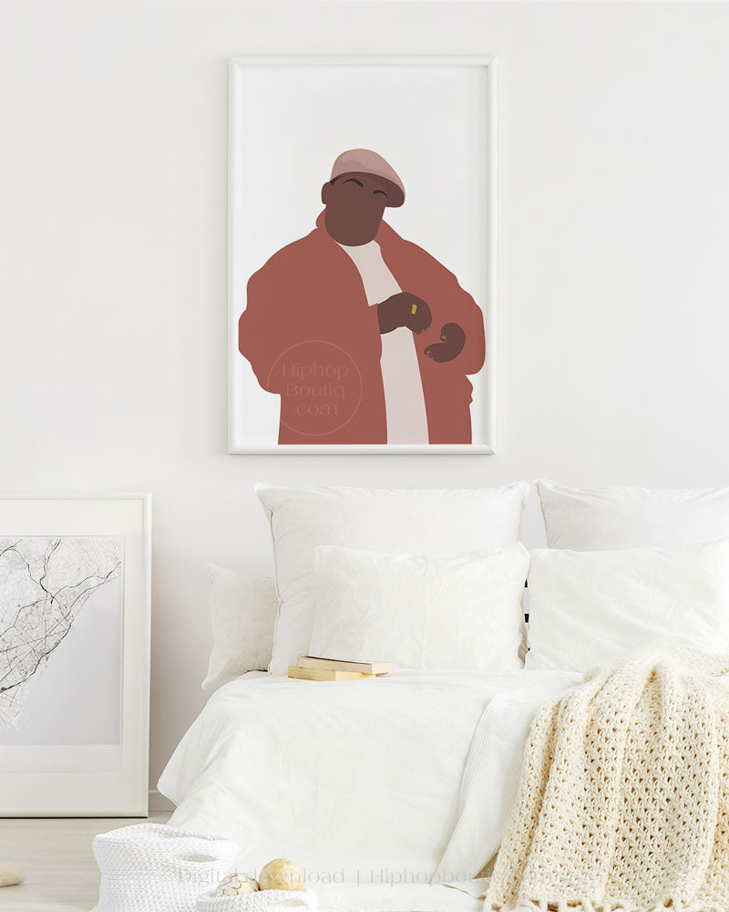 90s Rapper Poster Wall Art