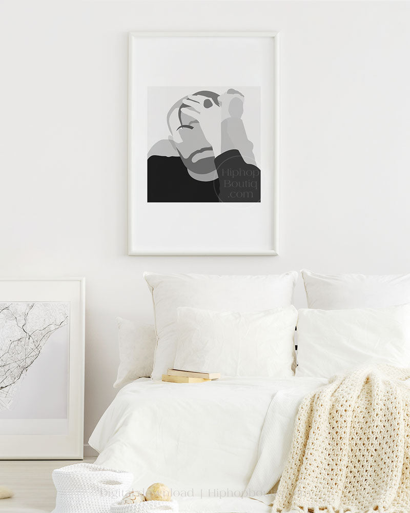 Rapper album cover poster | Hip hop album cover art - HiphopBoutiq