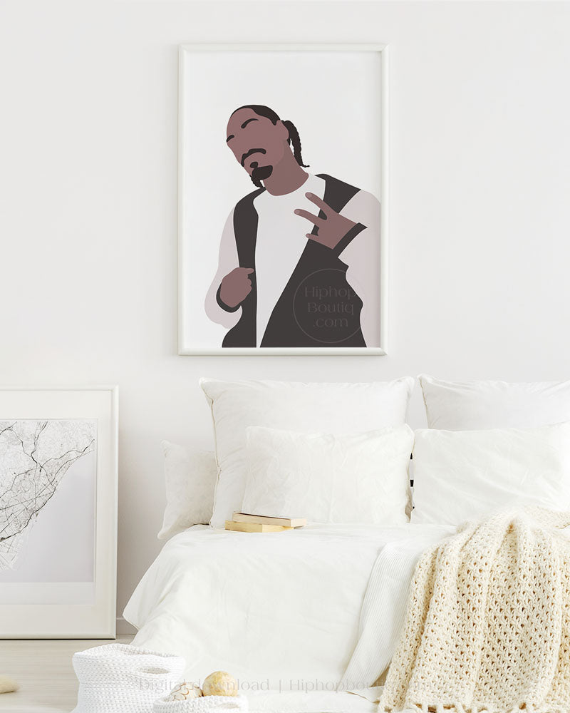 90s rapper poster | Old school hip hop wall art | Hip hop artist - HiphopBoutiq