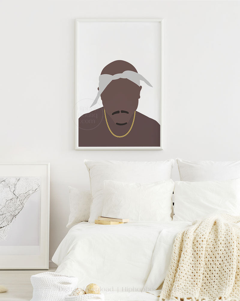 90s Rapper Hip Hop Artist Poster