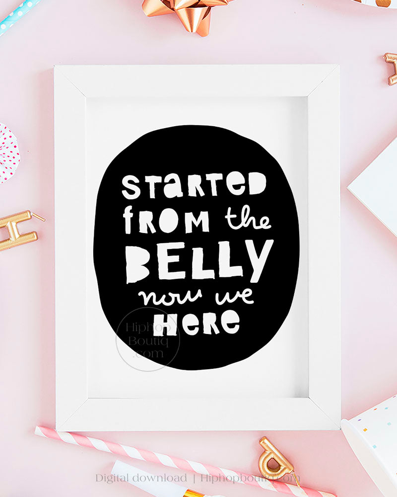 Hip hop baby shower decorations | Notorious One birthday party decor - HiphopBoutiq