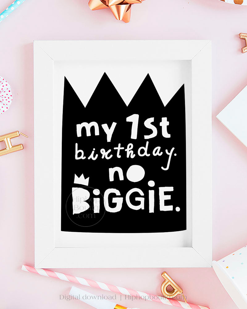 Notorious One birthday decoration | 90s hip hop themed party - HiphopBoutiq