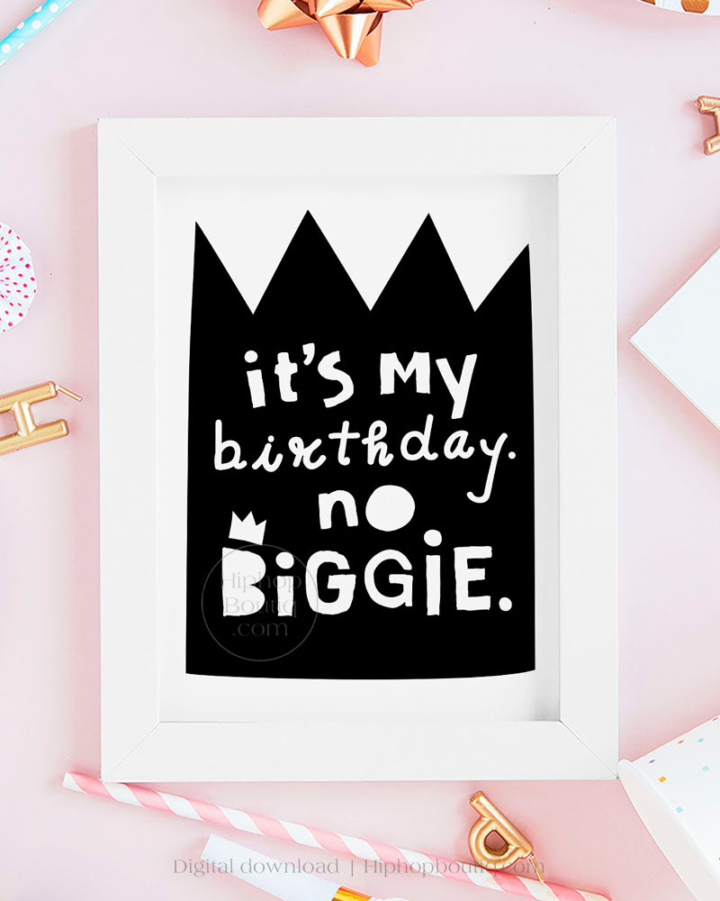 Notorious One birthday decoration | 90s hip hop themed party - HiphopBoutiq