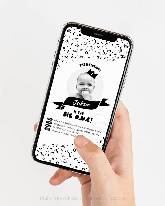 The Big One Notorious Birthday Invite Template