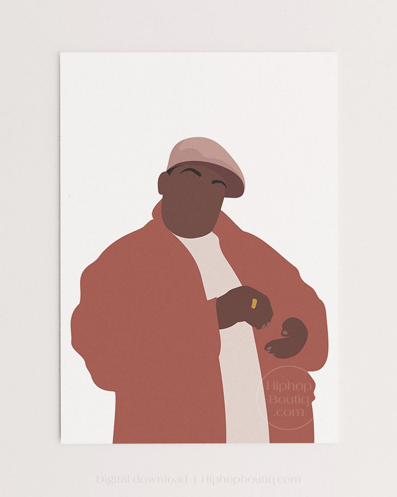 90s Rapper Poster Wall Art