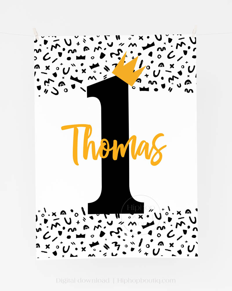 Welcome Sign for Notorious One 1st Birthday