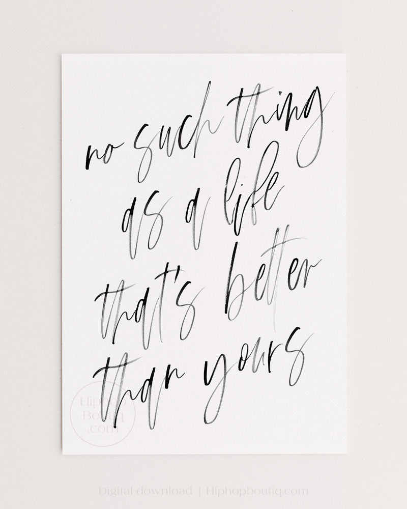 Love yours wall art | Hip hop bedroom decor printable - HiphopBoutiq