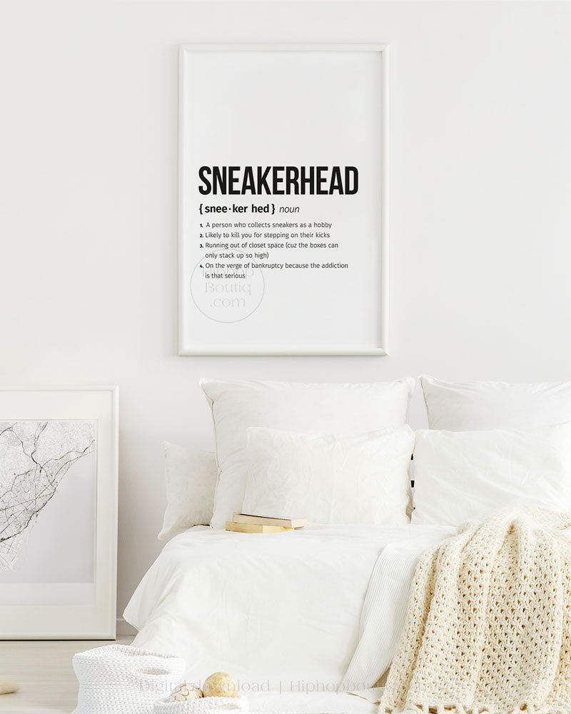 Sneakerhead Definition Wall Art