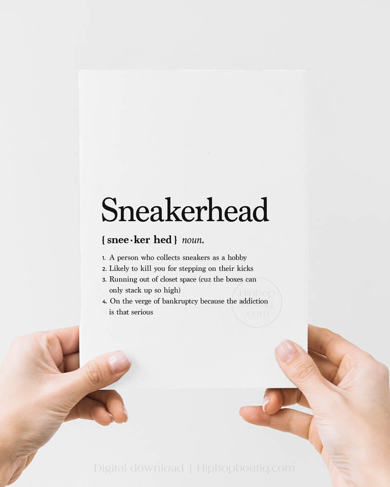 Sneakerhead Definition Birthday Card