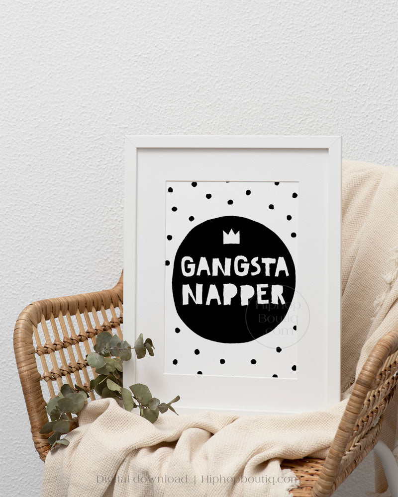 Hip hop nursery wall art bundle | Hip hop themed nursery | Rap lyrics baby room decor - HiphopBoutiq