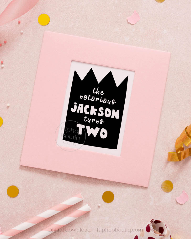 Two legit to quit birthday, 90 hip hop party decor