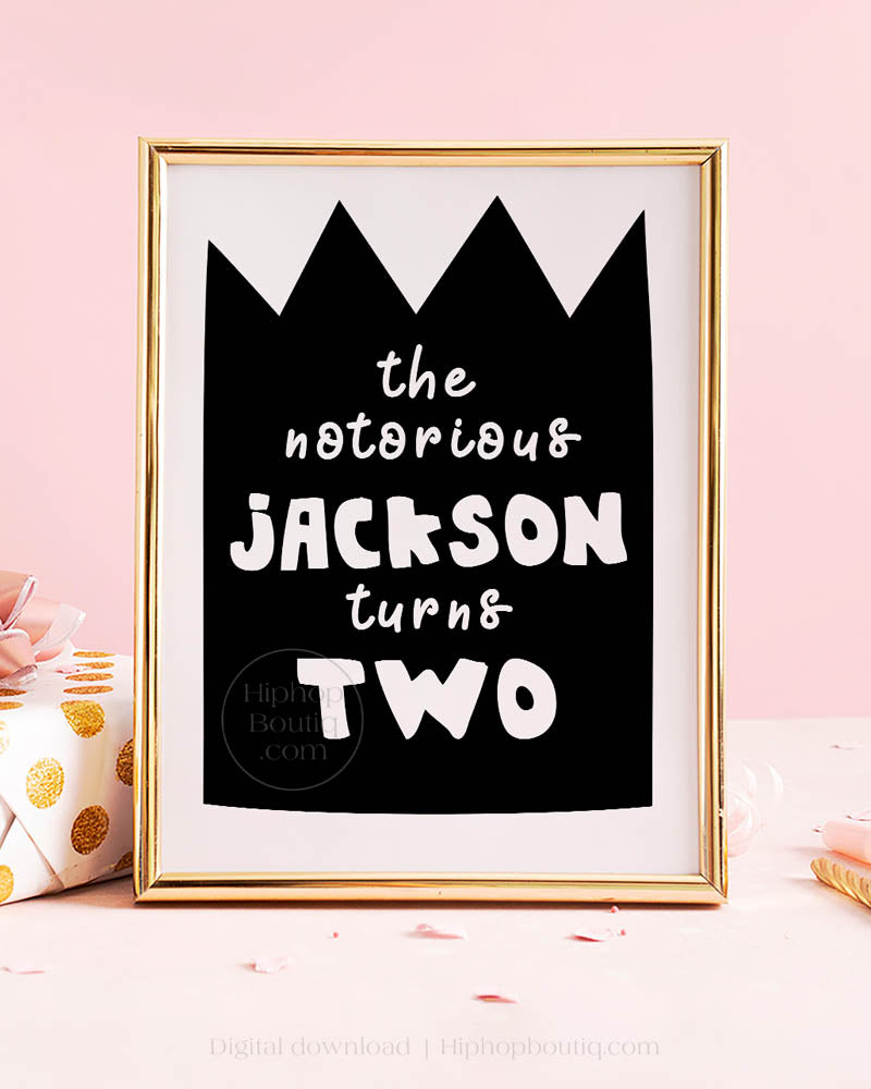 Two legit to quit birthday, 90 hip hop party decor