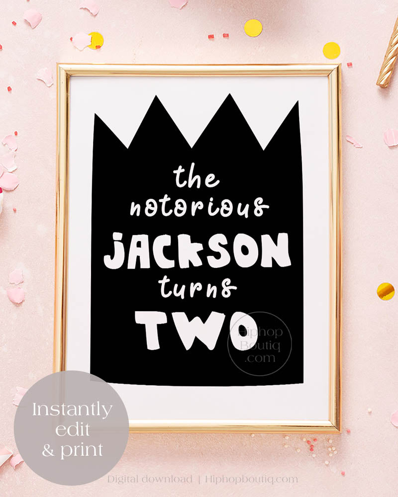 Two legit to quit birthday, 90 hip hop party decor