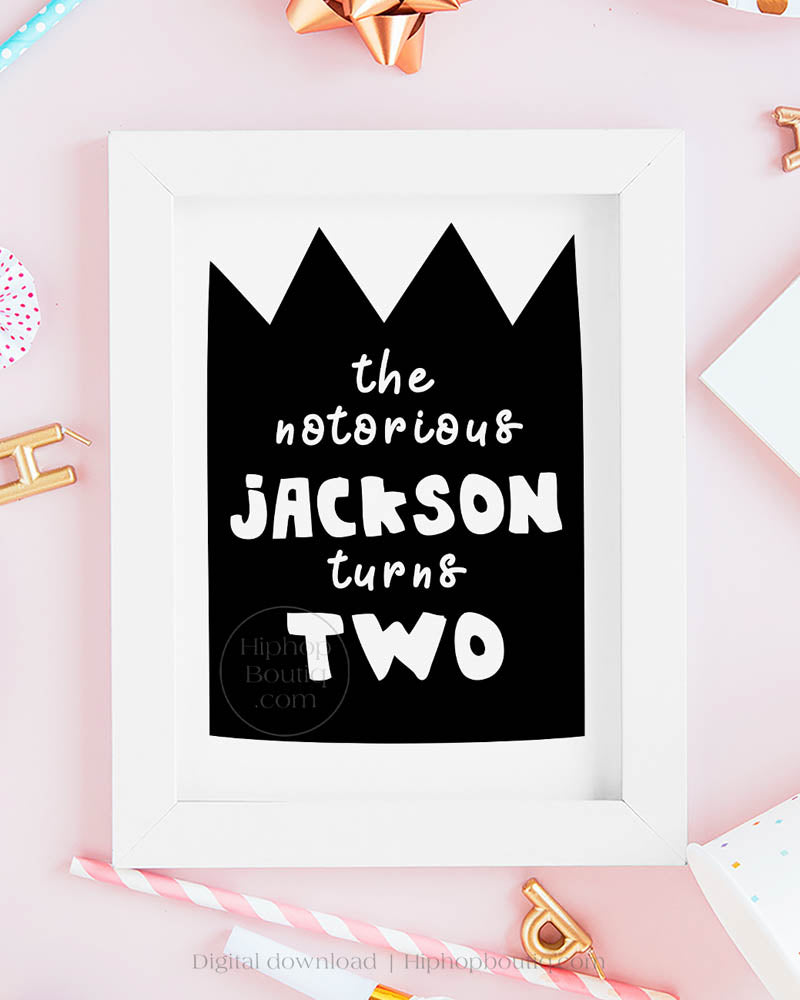 Two legit to quit birthday, 90 hip hop party decor