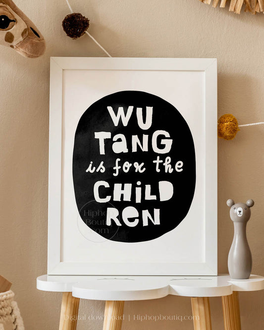 For The Children Baby Nursery Wall Decor - HiphopBoutiq