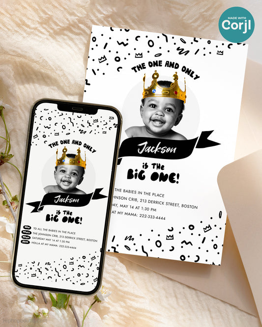 The Big One Notorious Birthday Invite Template