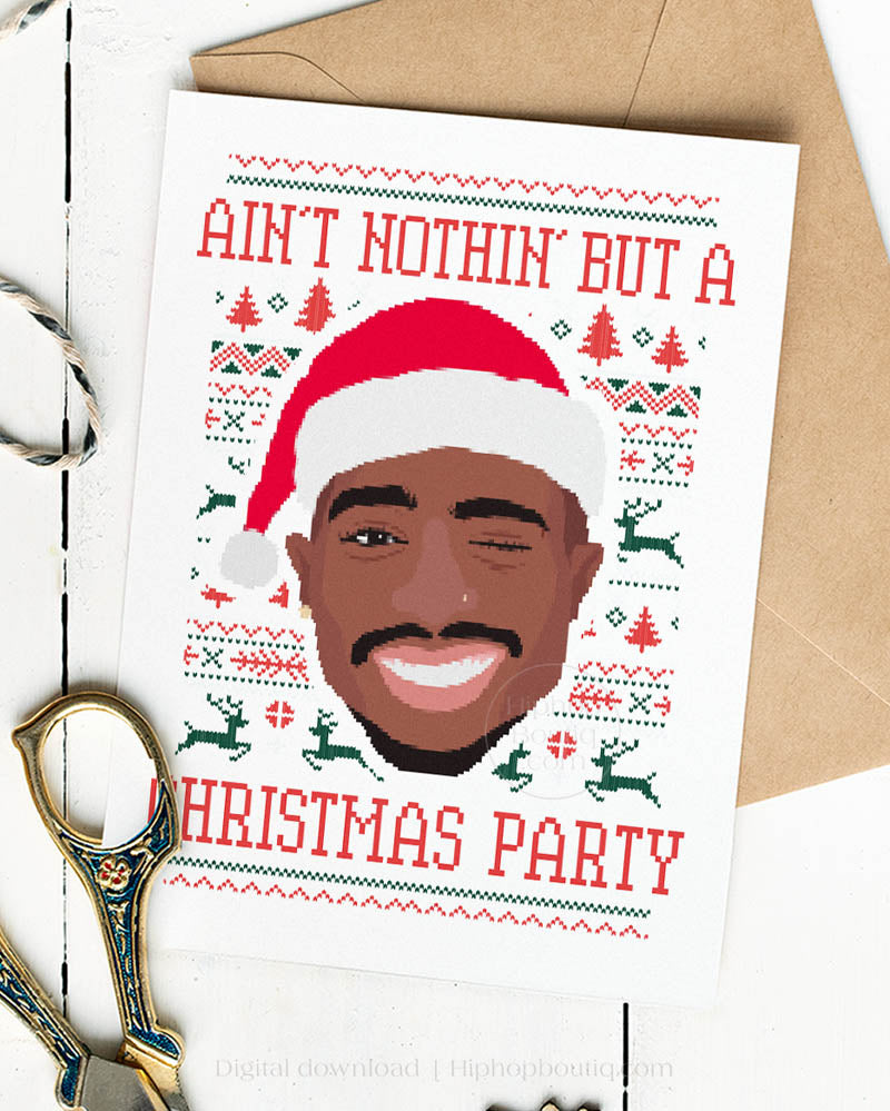 Nothing But A Christmas Party Card