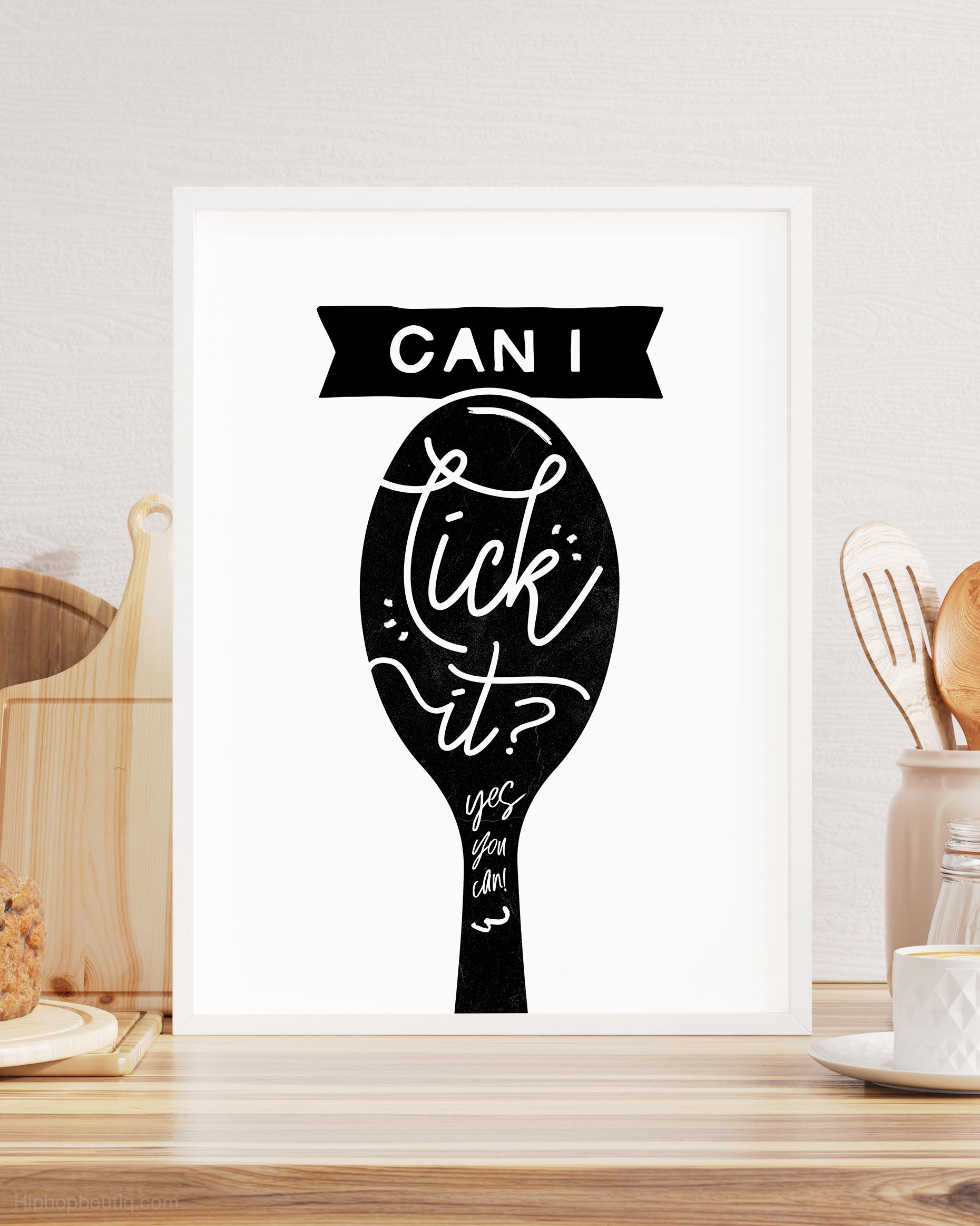 Can I Lick It Rap Kitchen Sign - HiphopBoutiq