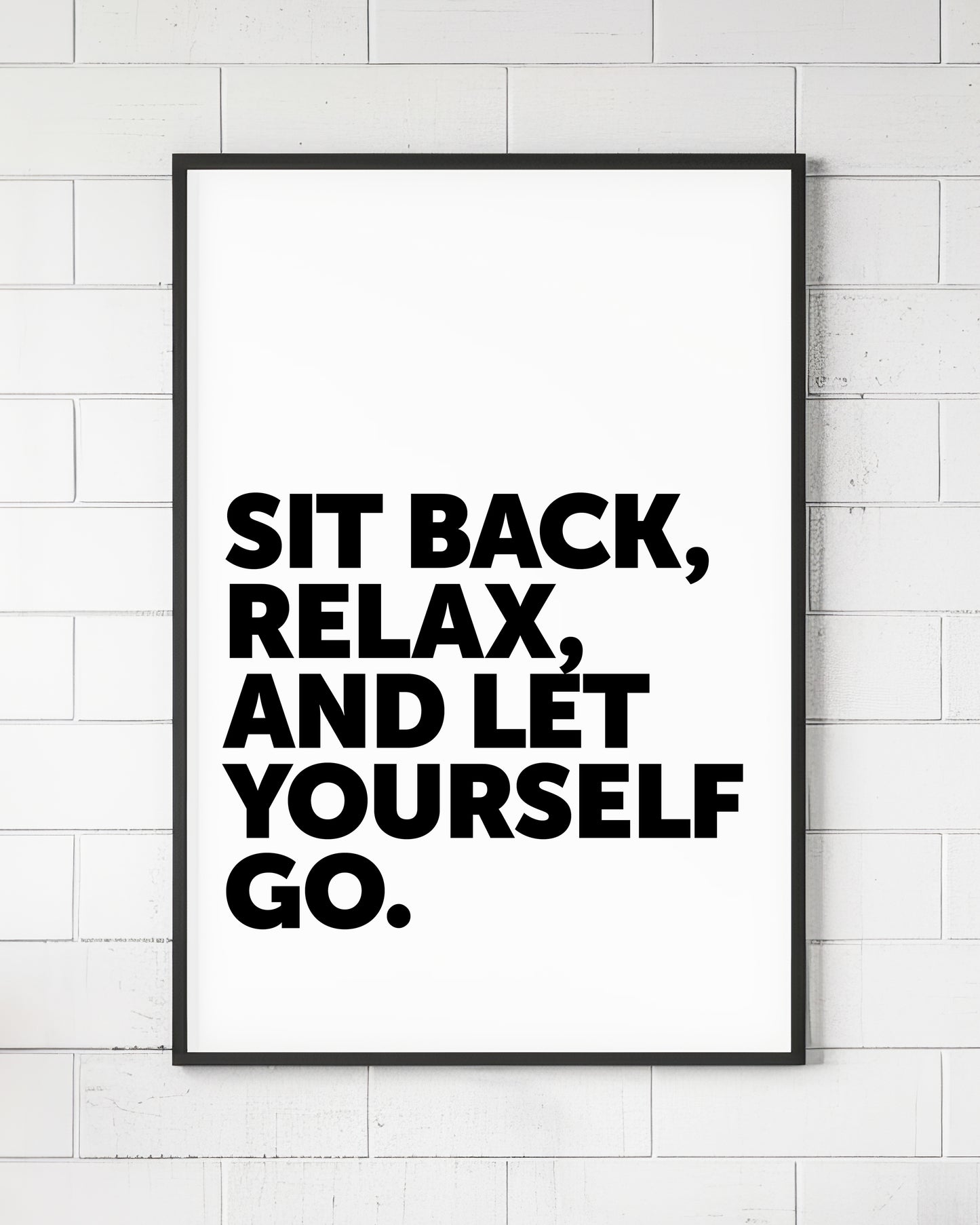 Sit Back Relax Hip Hop Wall Art
