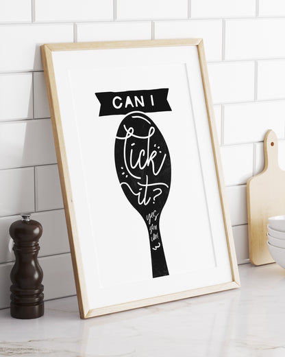 Can I Lick It Rap Kitchen Sign - HiphopBoutiq