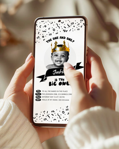 The Big One Notorious Birthday Invite Template