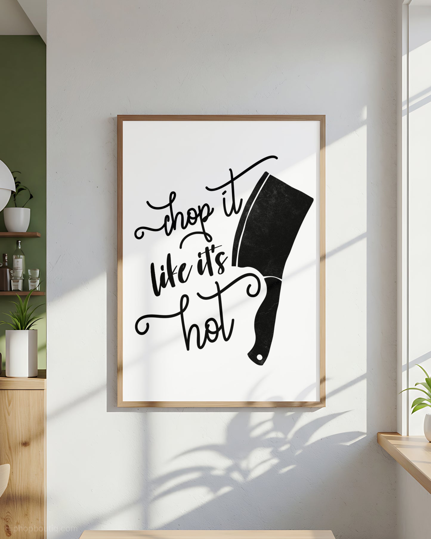 Chop It Like It's Hot Rap Themed Sign