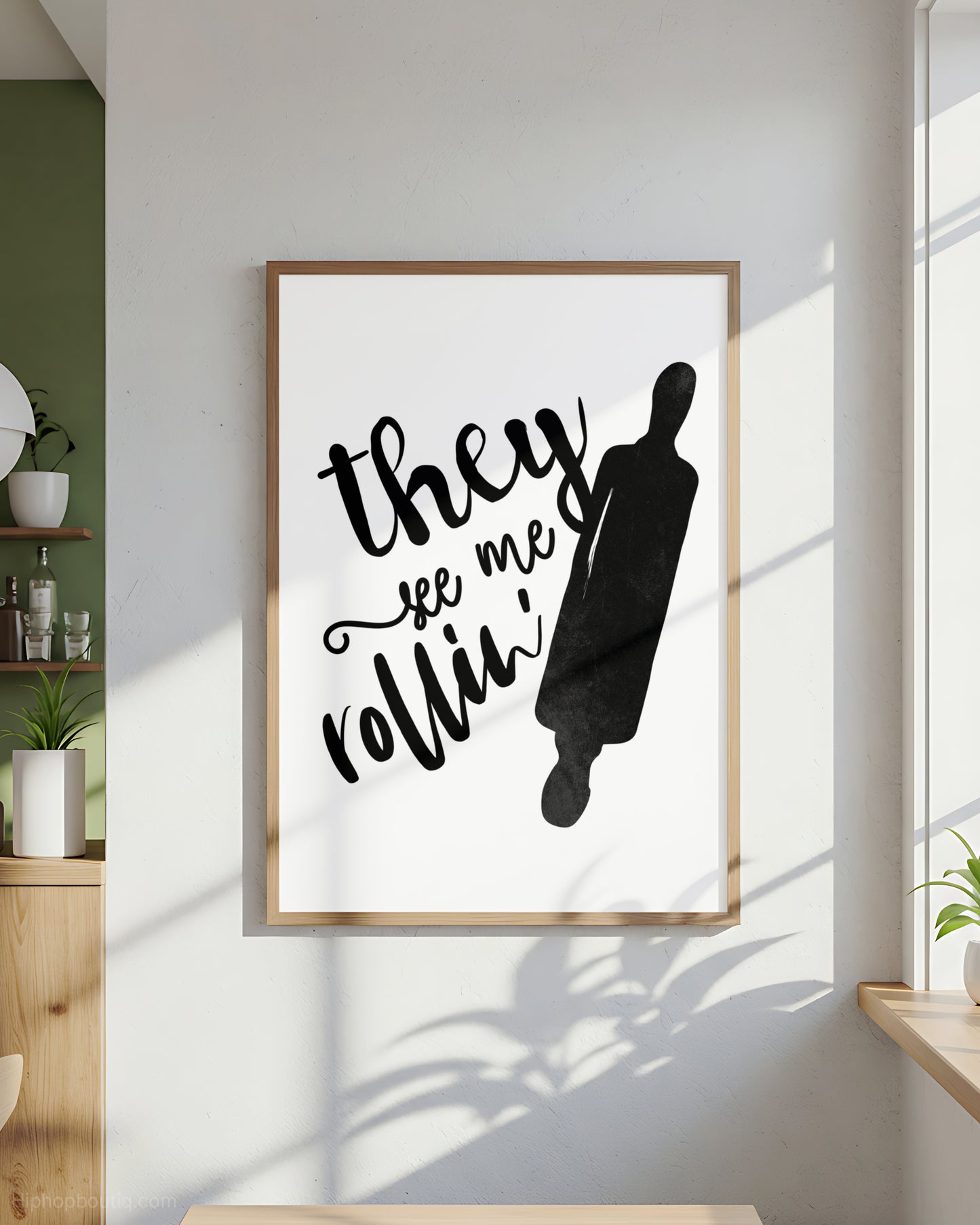 They See Me Rolling Rap Kitchen Sign