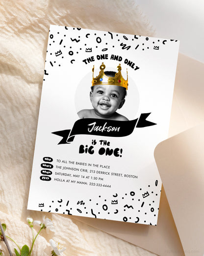 The Big One Notorious Birthday Invite Template