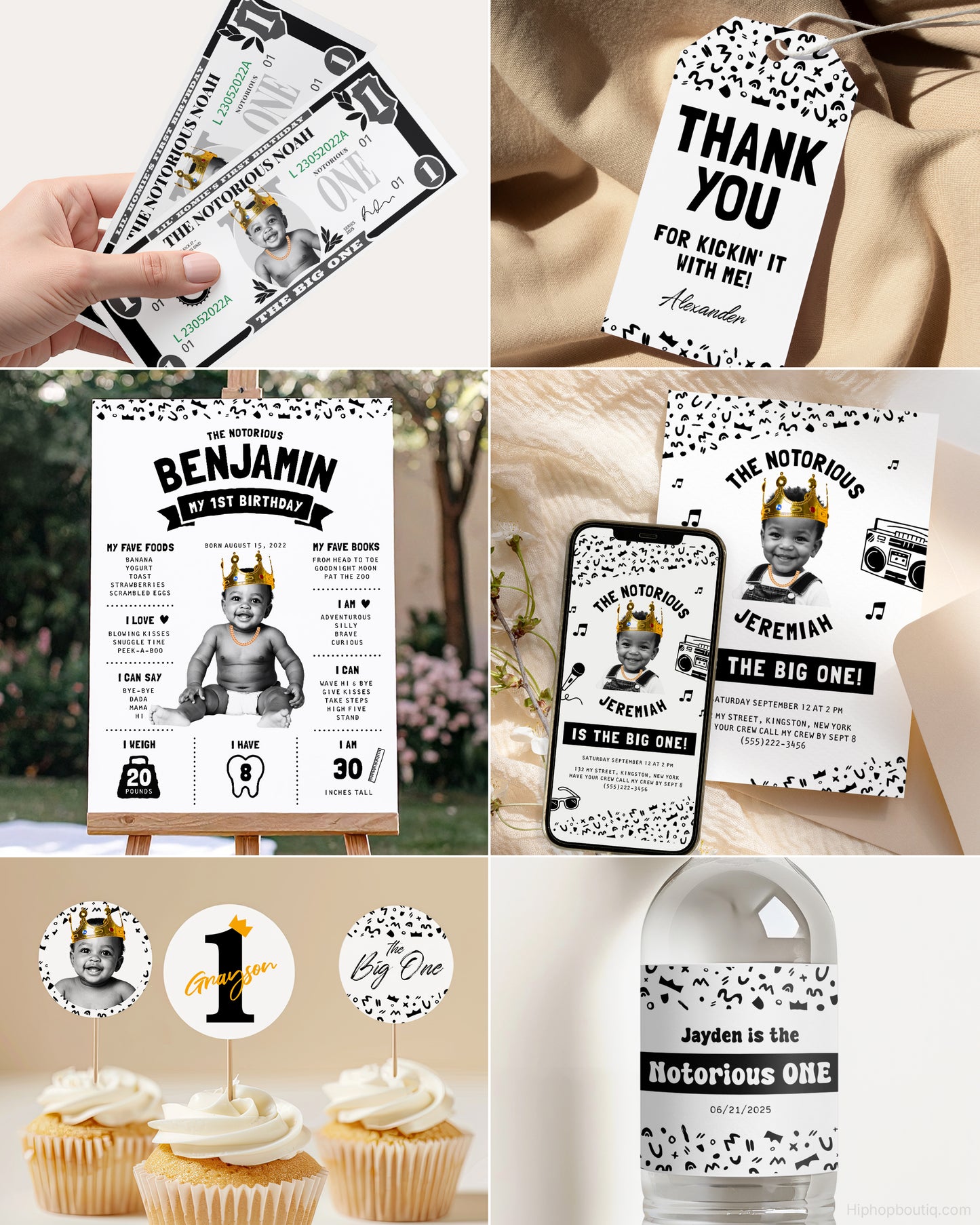 The Big One Birthday Party Decorations Bundle - HiphopBoutiq