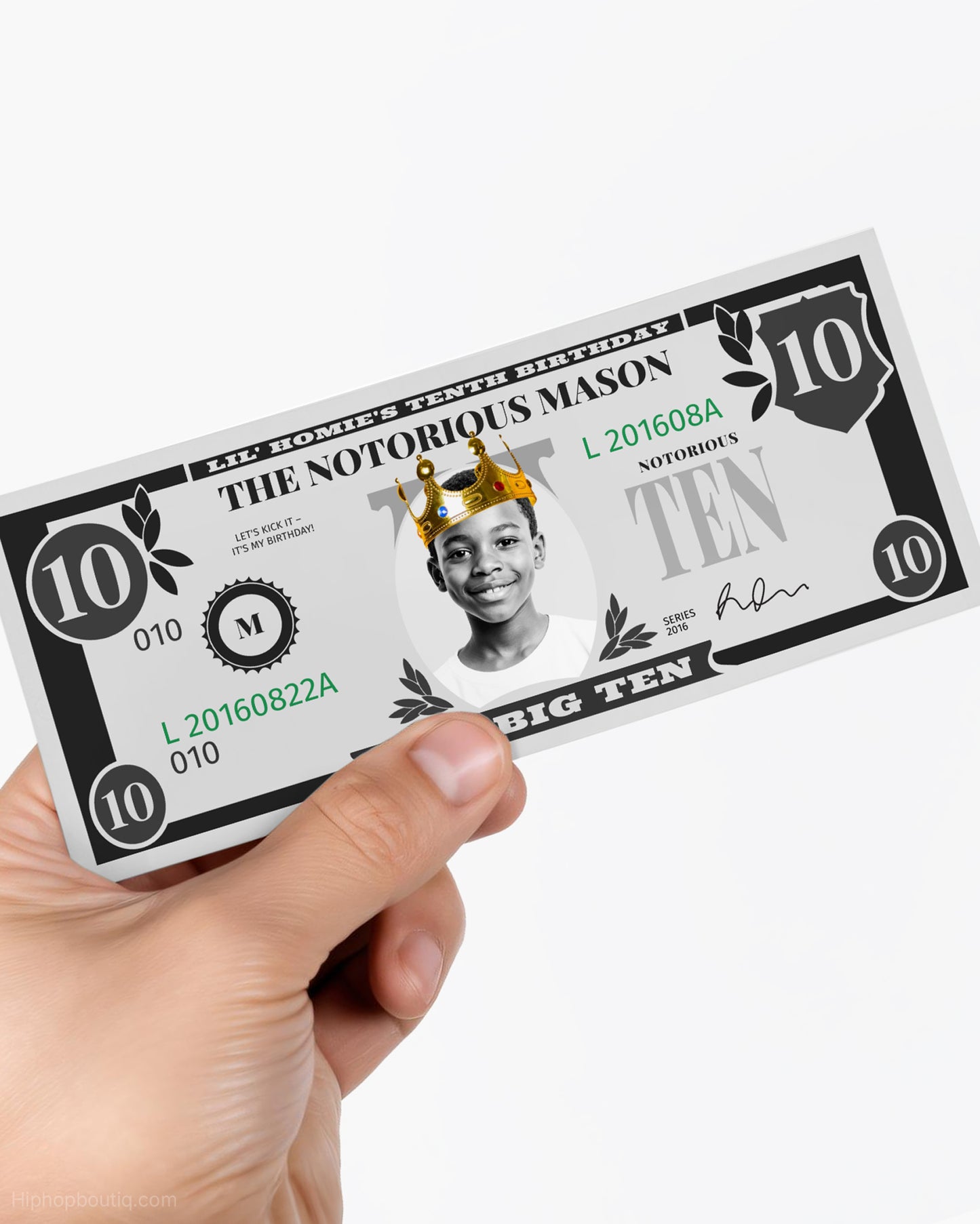The Big Ten Birthday Dollar Bill - HiphopBoutiq