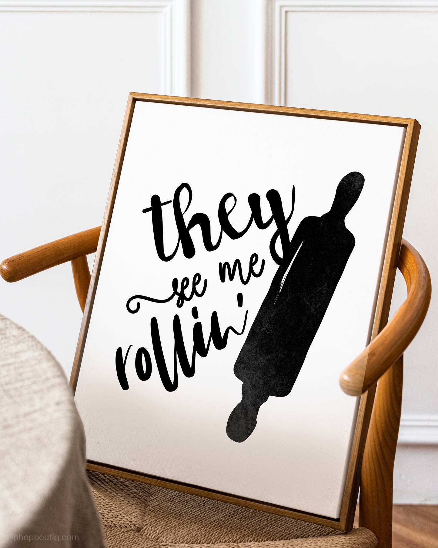 They See Me Rolling Rap Kitchen Sign
