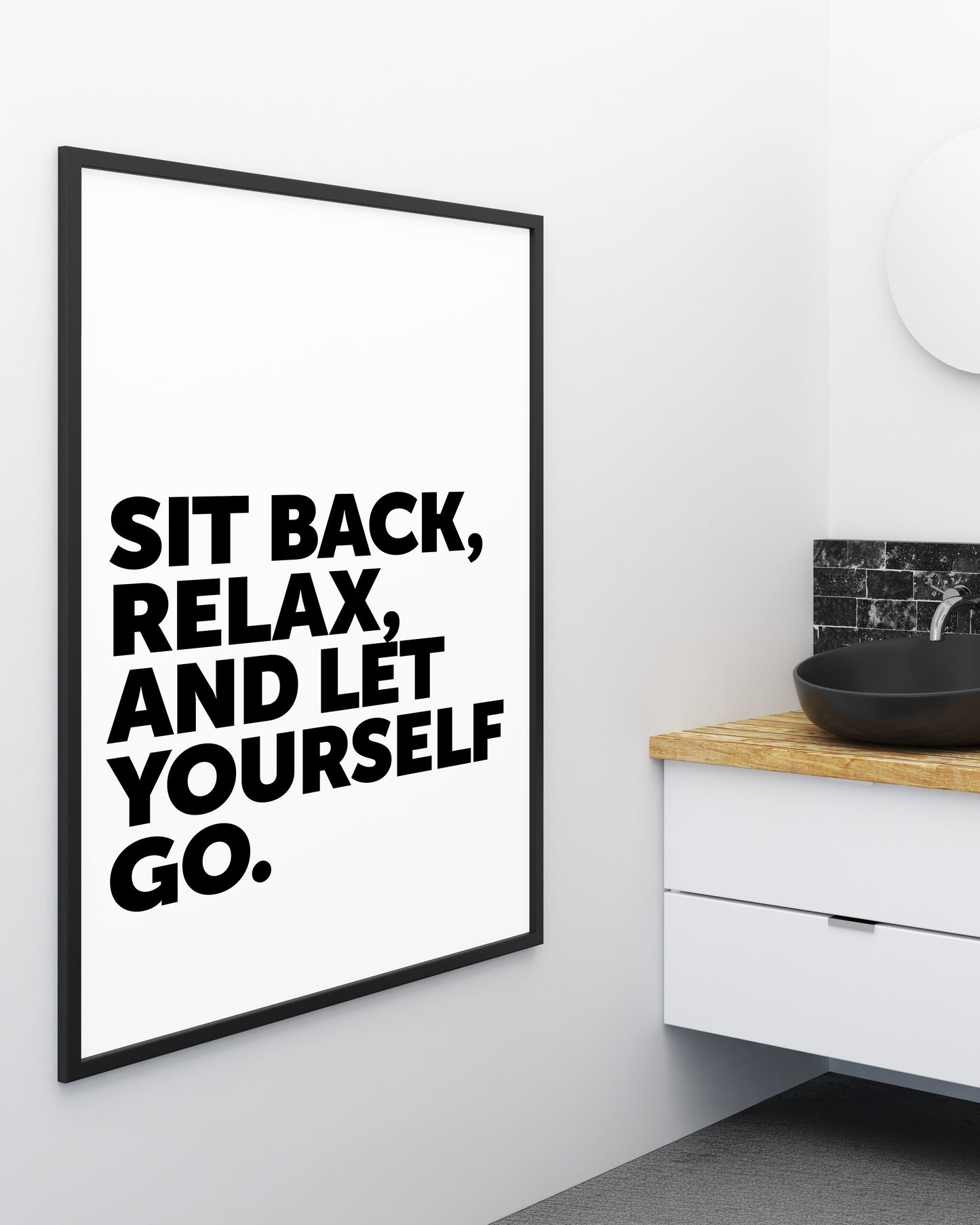 Sit Back Relax Hip Hop Wall Art