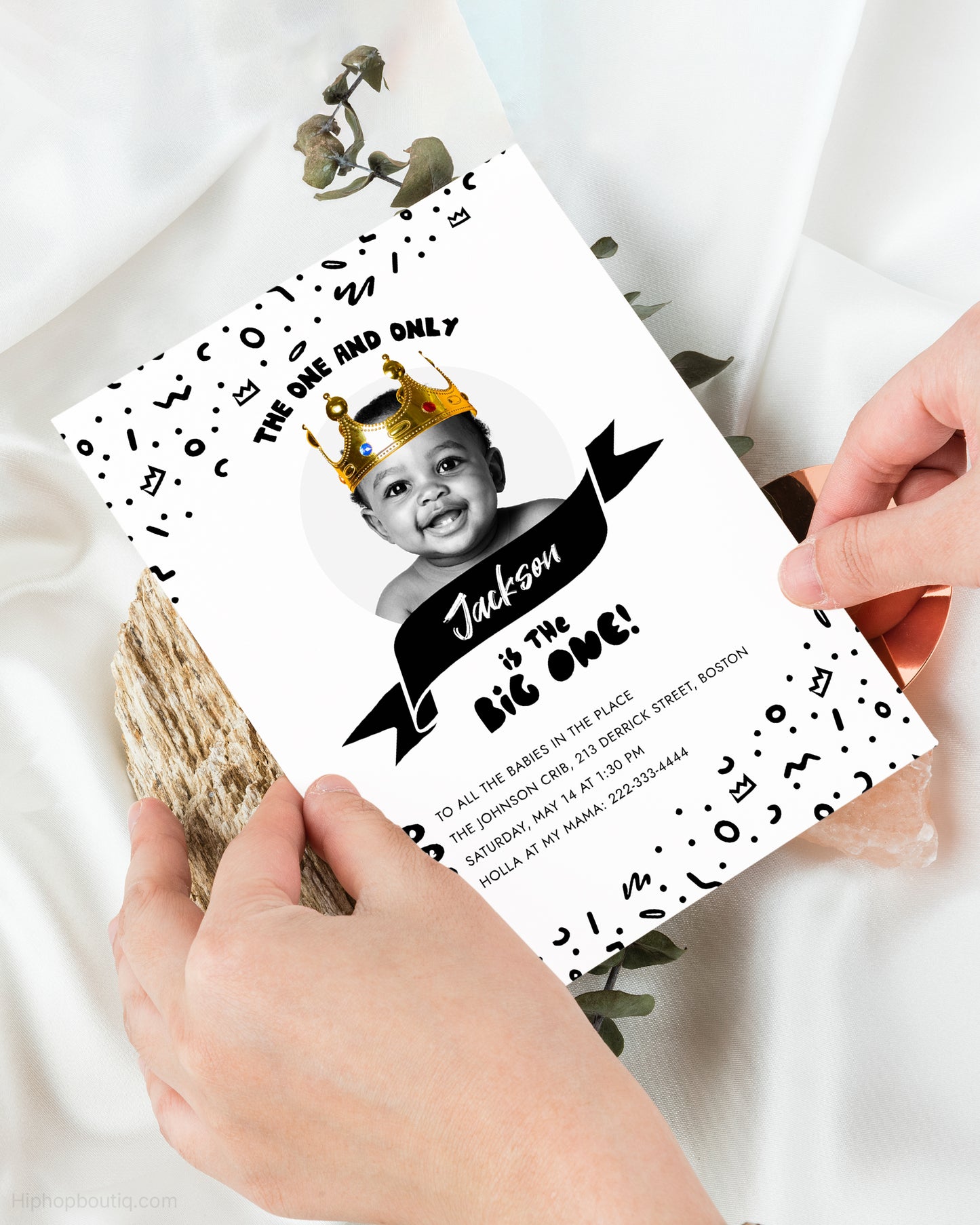 The Big One Notorious Birthday Invite Template