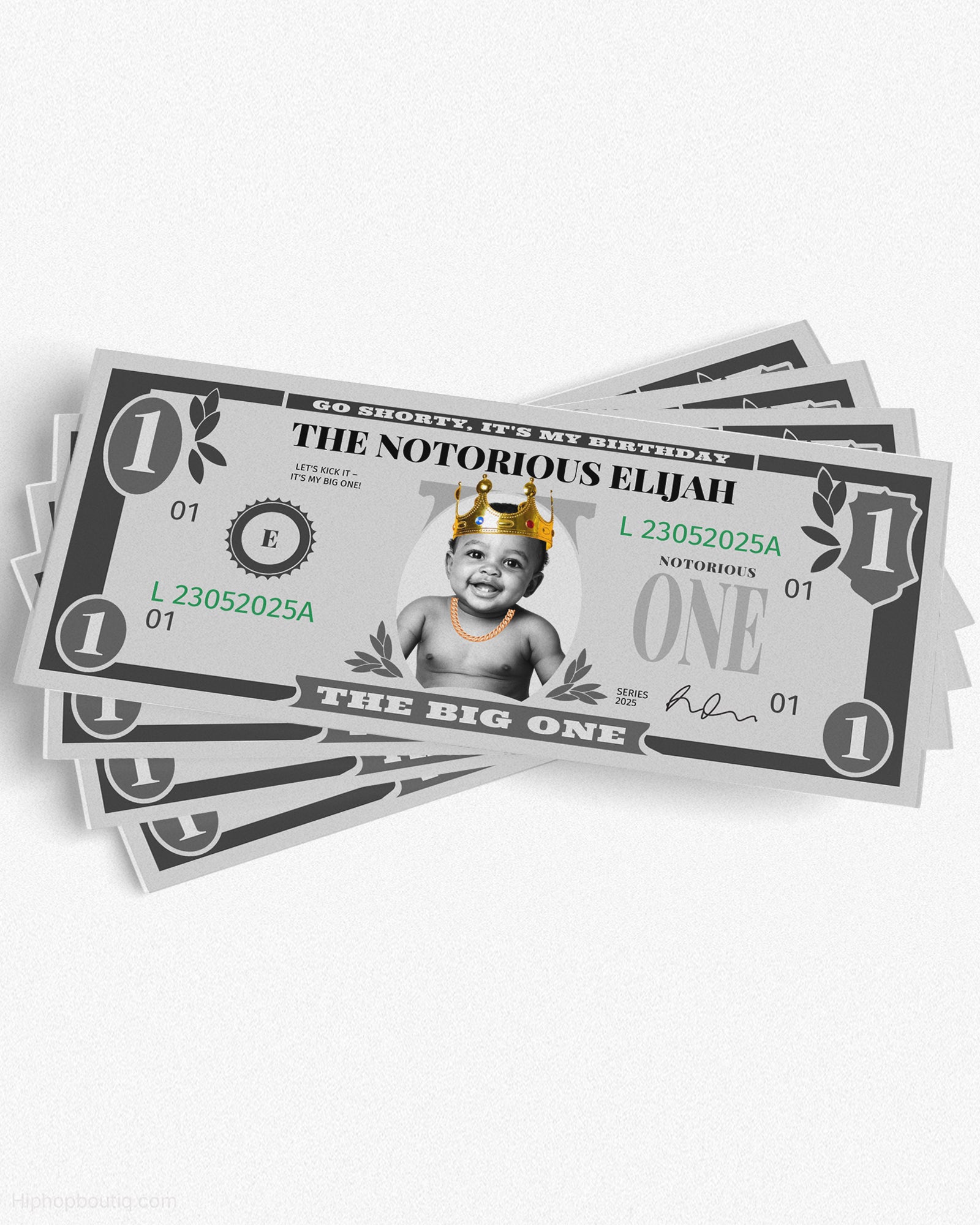 The Notorious One Birthday Play Money - HiphopBoutiq