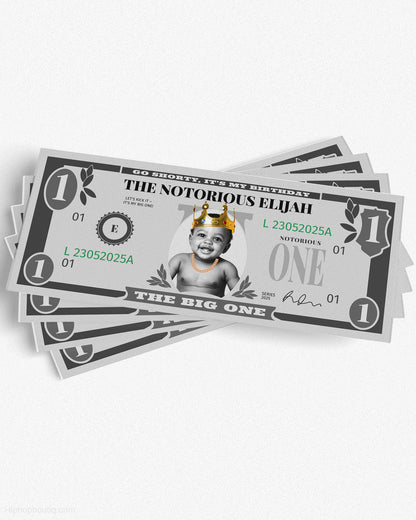 The Notorious One Birthday Play Money - HiphopBoutiq