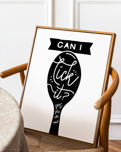 Can I Lick It Rap Kitchen Sign - HiphopBoutiq