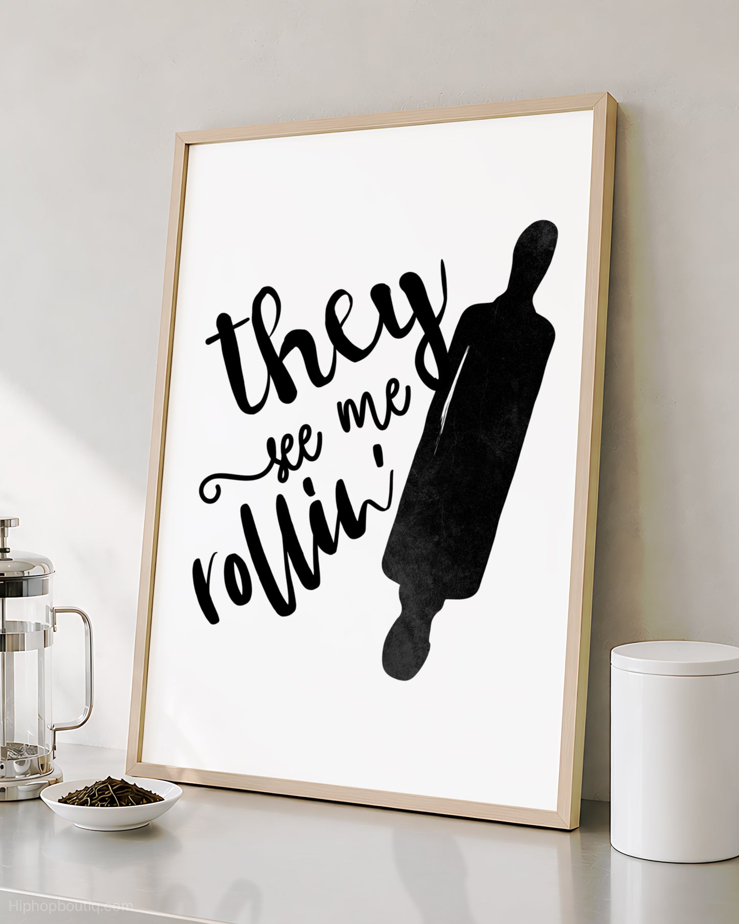 They See Me Rolling Rap Kitchen Sign