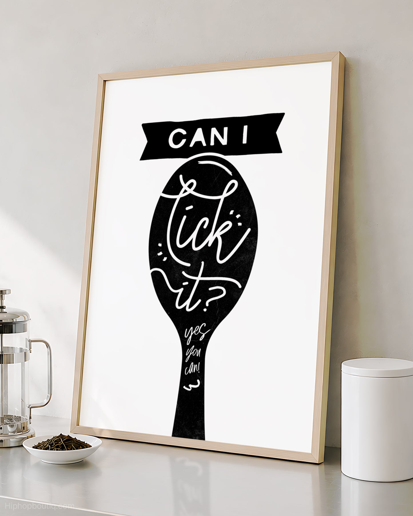 Can I Lick It Rap Kitchen Sign