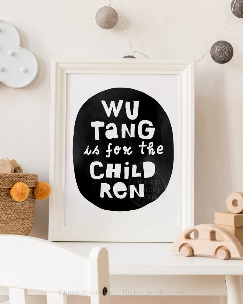 For The Children Baby Nursery Wall Decor - HiphopBoutiq