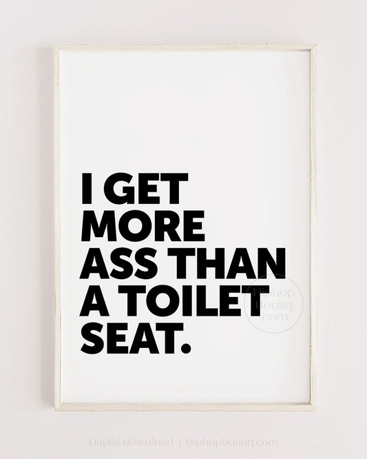 Old school hip hop bathroom decor | Hip hop themed bathroom sign - HiphopBoutiq