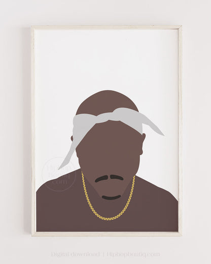 90s Rapper Hip Hop Artist Poster