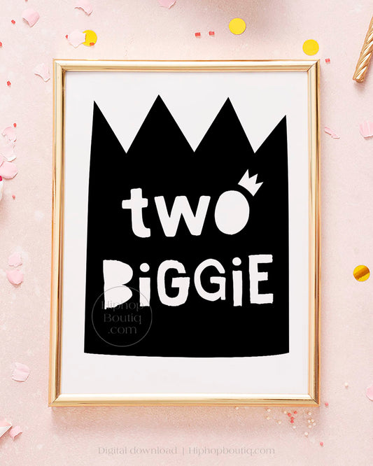 Two biggie | 2 legit to quit party decoration | Hip hop second birthday