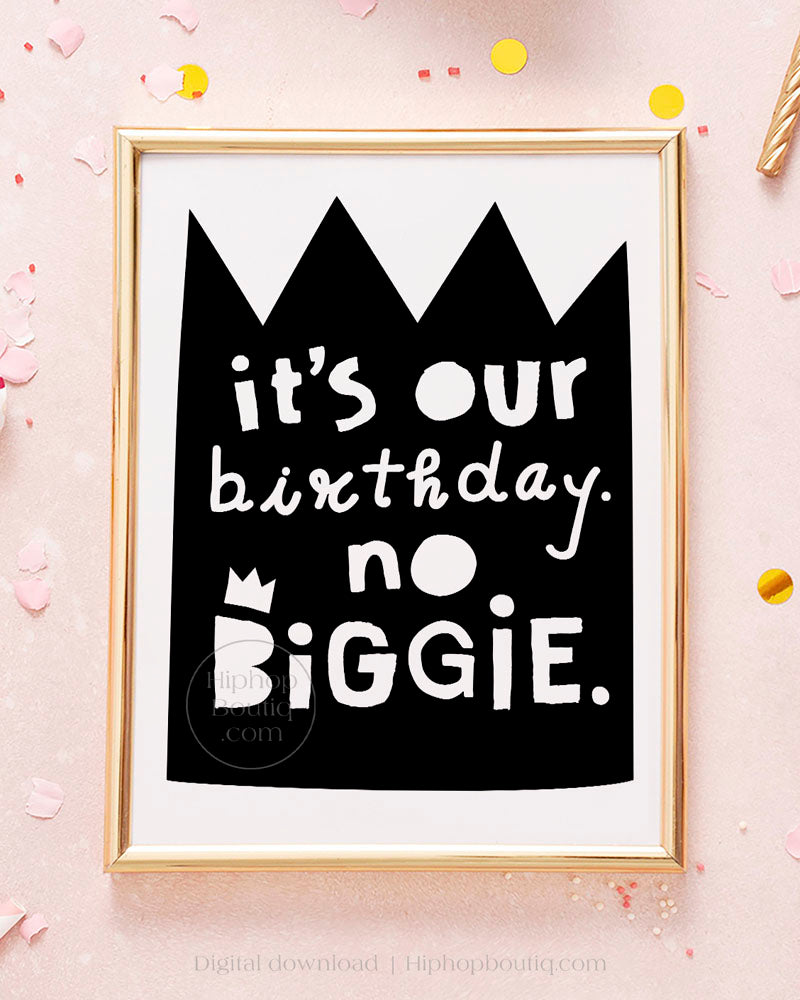 Notorious twins birthday decoration | 90s hip hop themed party - HiphopBoutiq