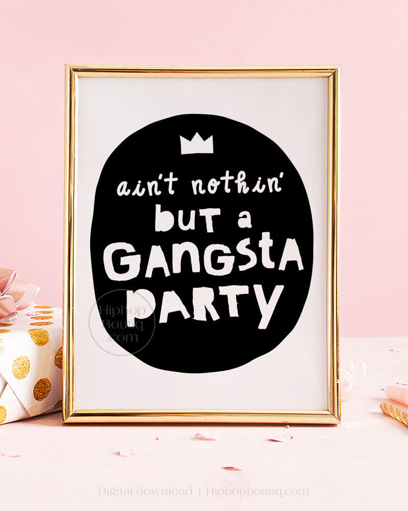 Notorious one decorations | Biggie birthday quotes | Hip hop theme party