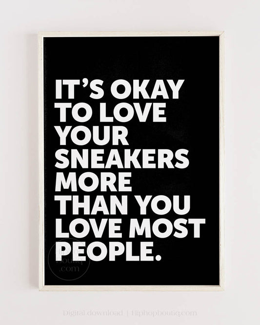 Sneaker head room decor | Sneakerhead gift idea for him and her