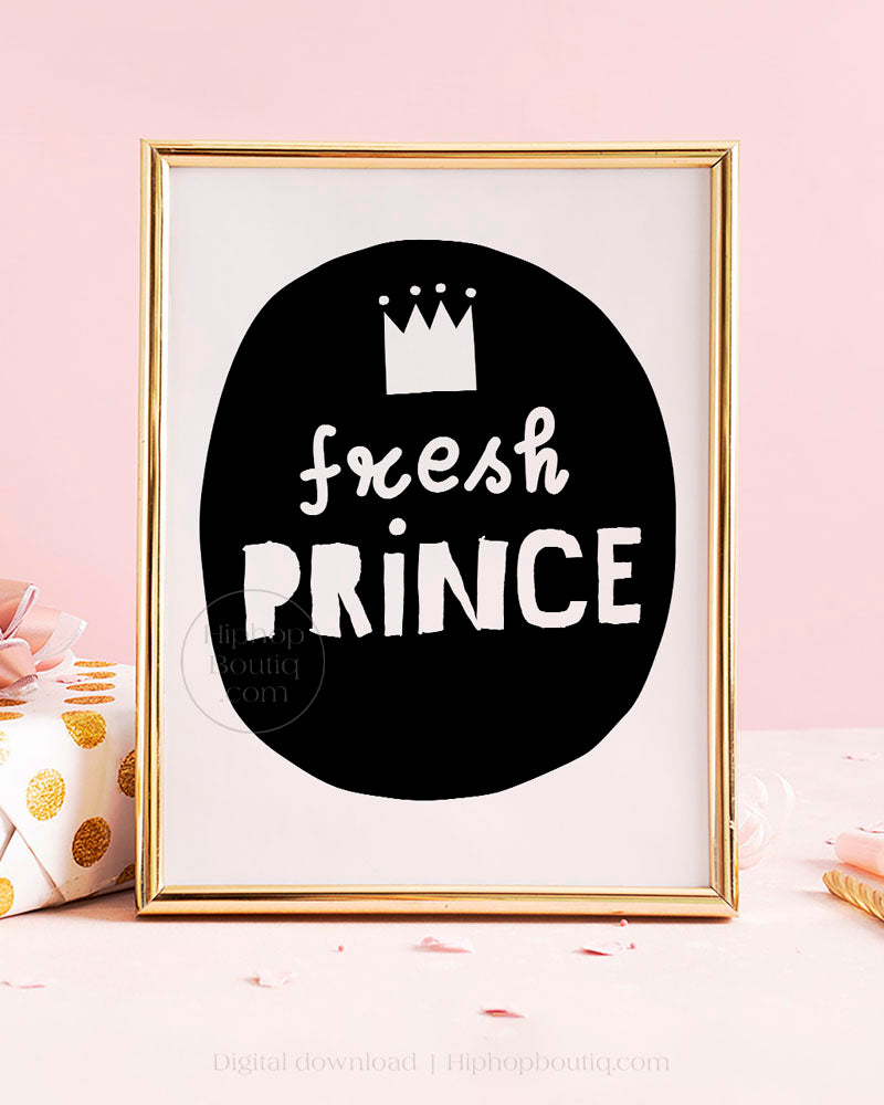 Fresh prince birthday theme | Baby shower decor hip hop party