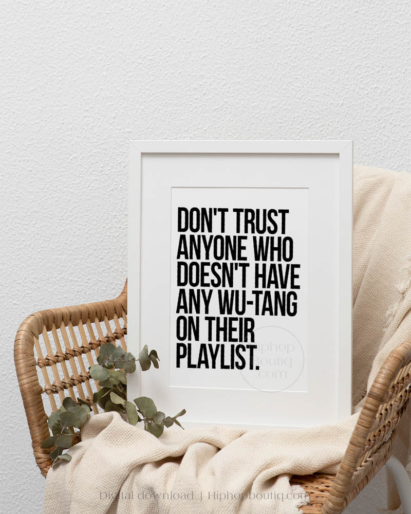 Don't trust anyone who doesn't | Boss babe quote text poster