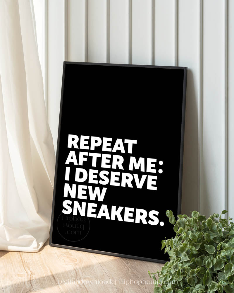 Sneakerhead room decor | Sneaker gift idea for him and her