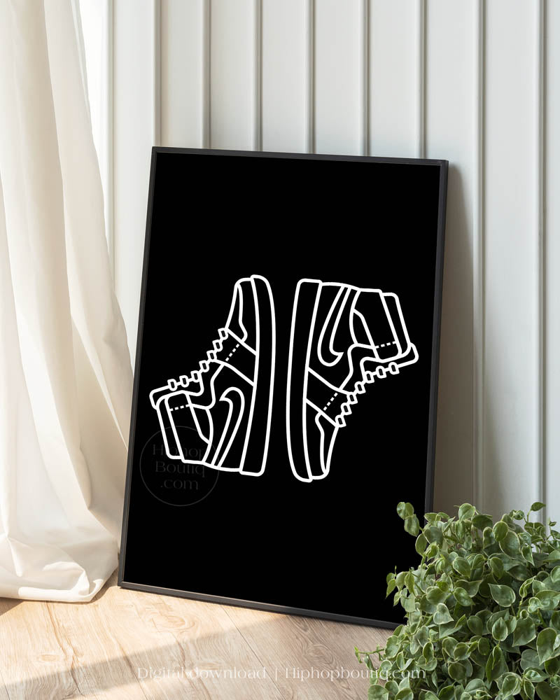 Sneakerhead room decor | Sneaker head gift idea for him, her