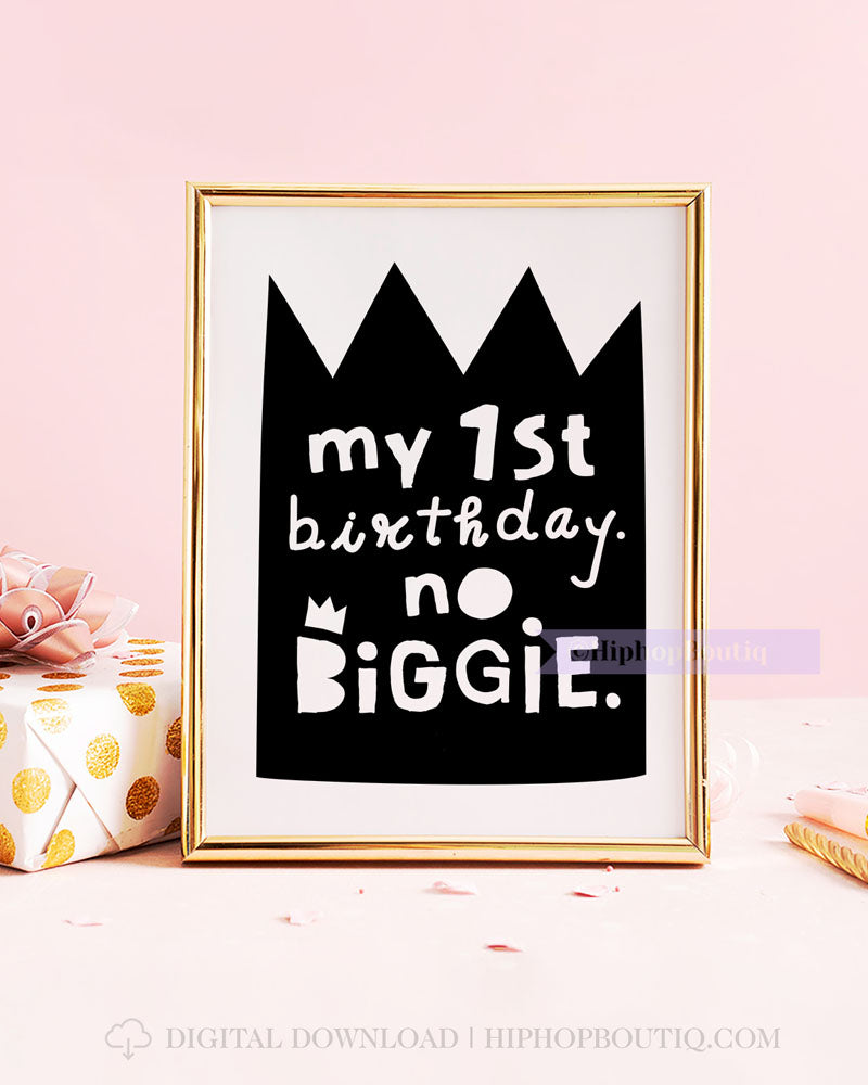 No biggie birthday party theme decorations | Hip hop notorious one first birthday bundle - HiphopBoutiq